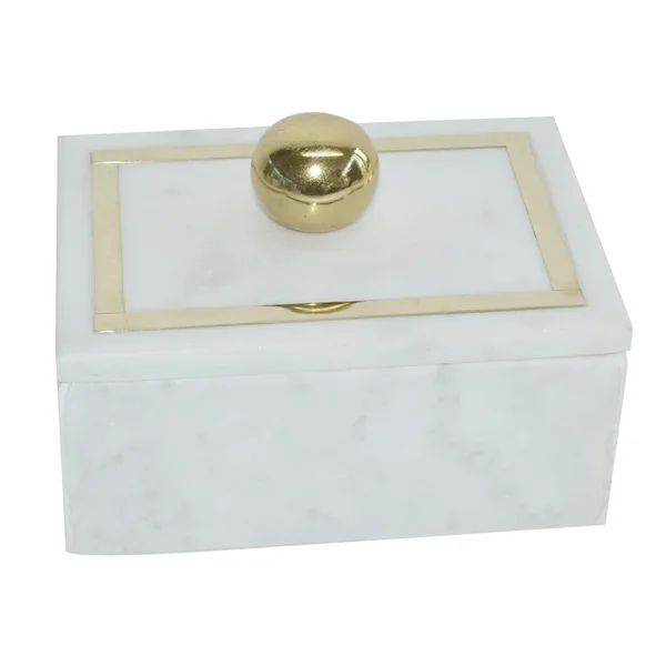 Rectangular Marble Box Storage Box Contemporary Decorative Box for Jewelry, Photos, Trinkets | Wayfair North America