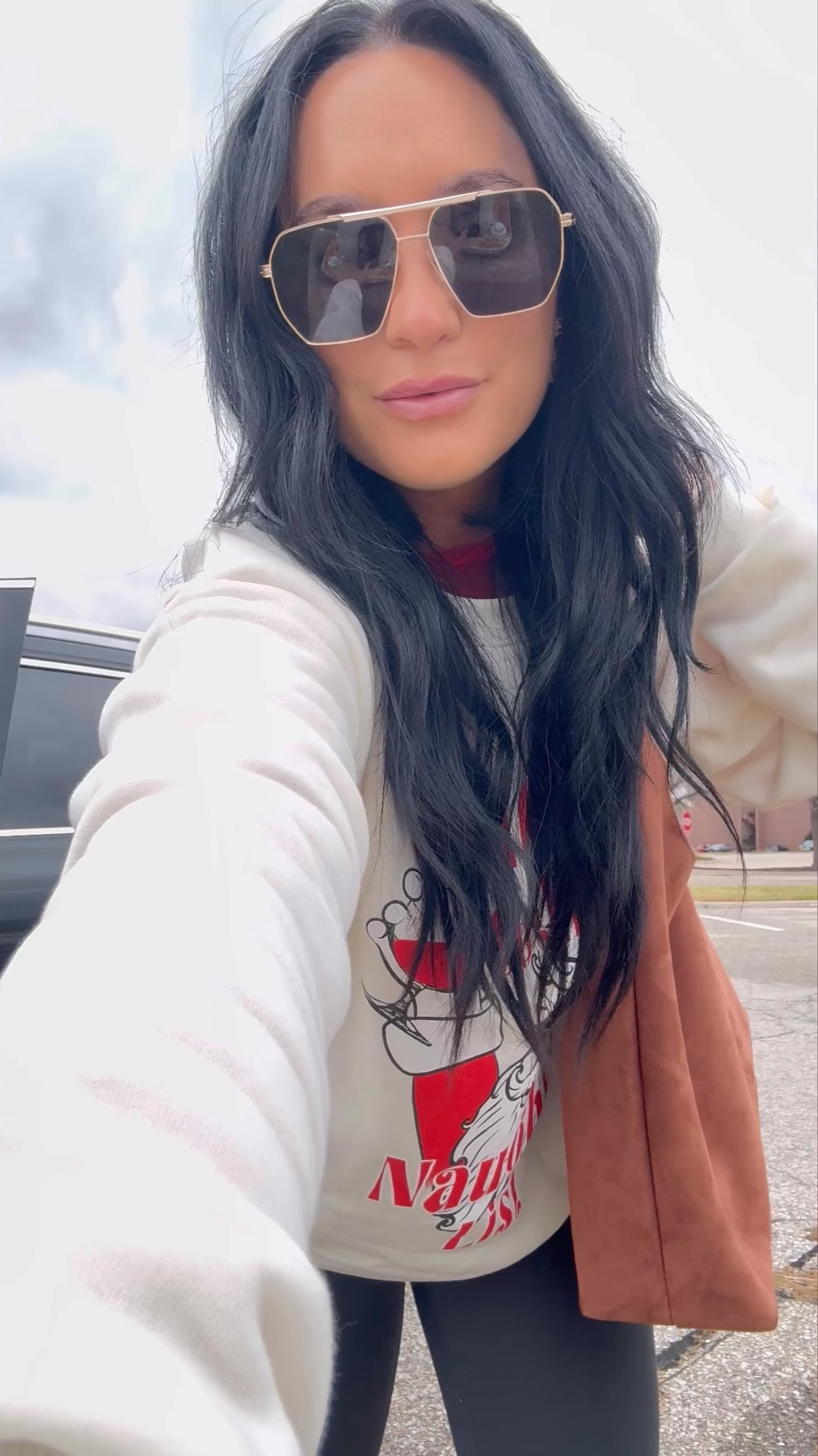 running errands today with a toddler 🍒🧣🎄

Use BEAUTYOFBUDGET30 for 30% off my holiday sweatshirt @VICI Collection 

#ootd #ootdfashion #toddlermom #toddlermama #holidayoutfit 

#LTKSeasonal #LTKHoliday #LTKVideo