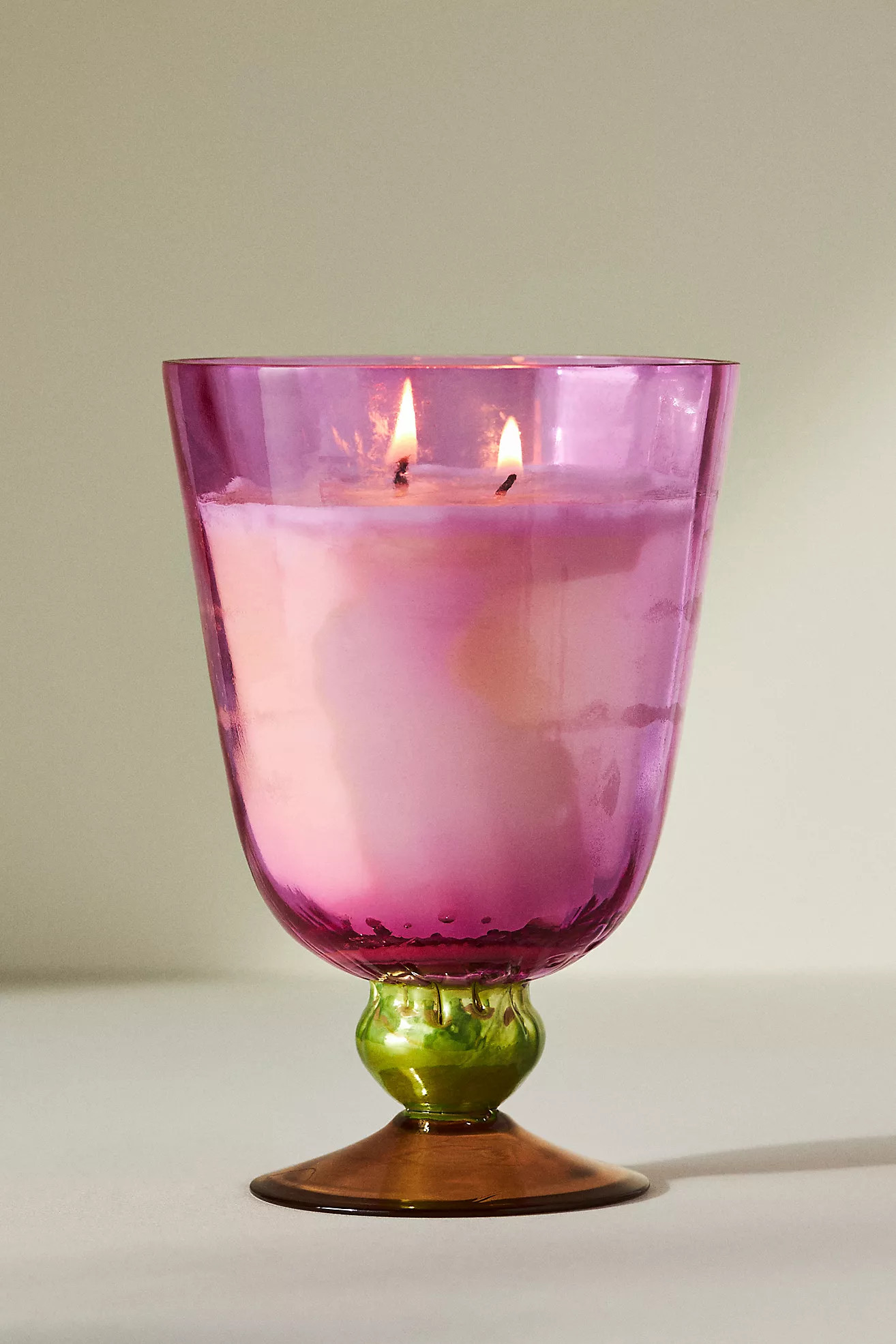 Hazel Floral Night Gardenia Glass Candle | Anthropologie (US)