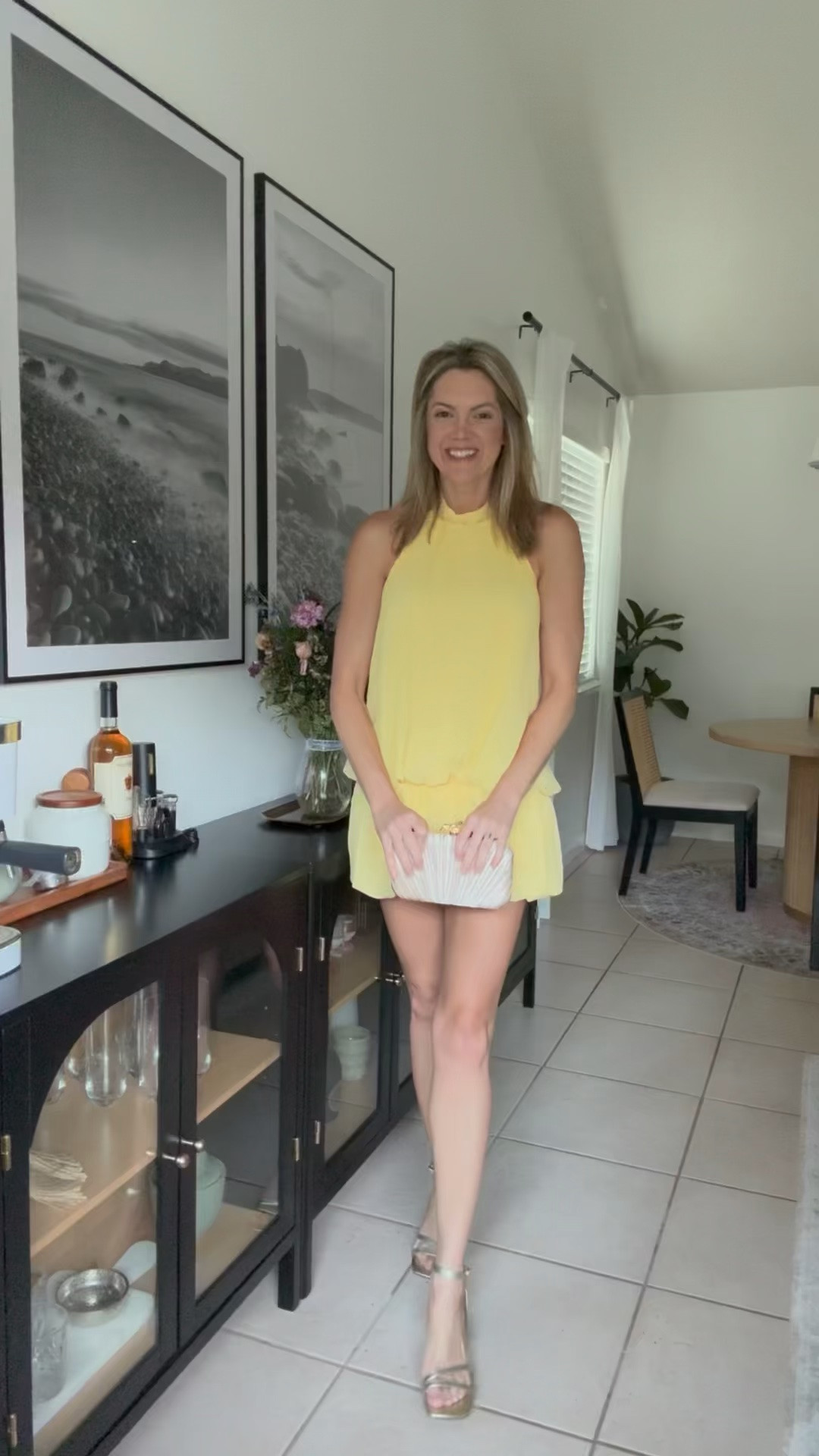 Yellow dress, romper, maxi dress with pockets, summer outfit, vacation outfit