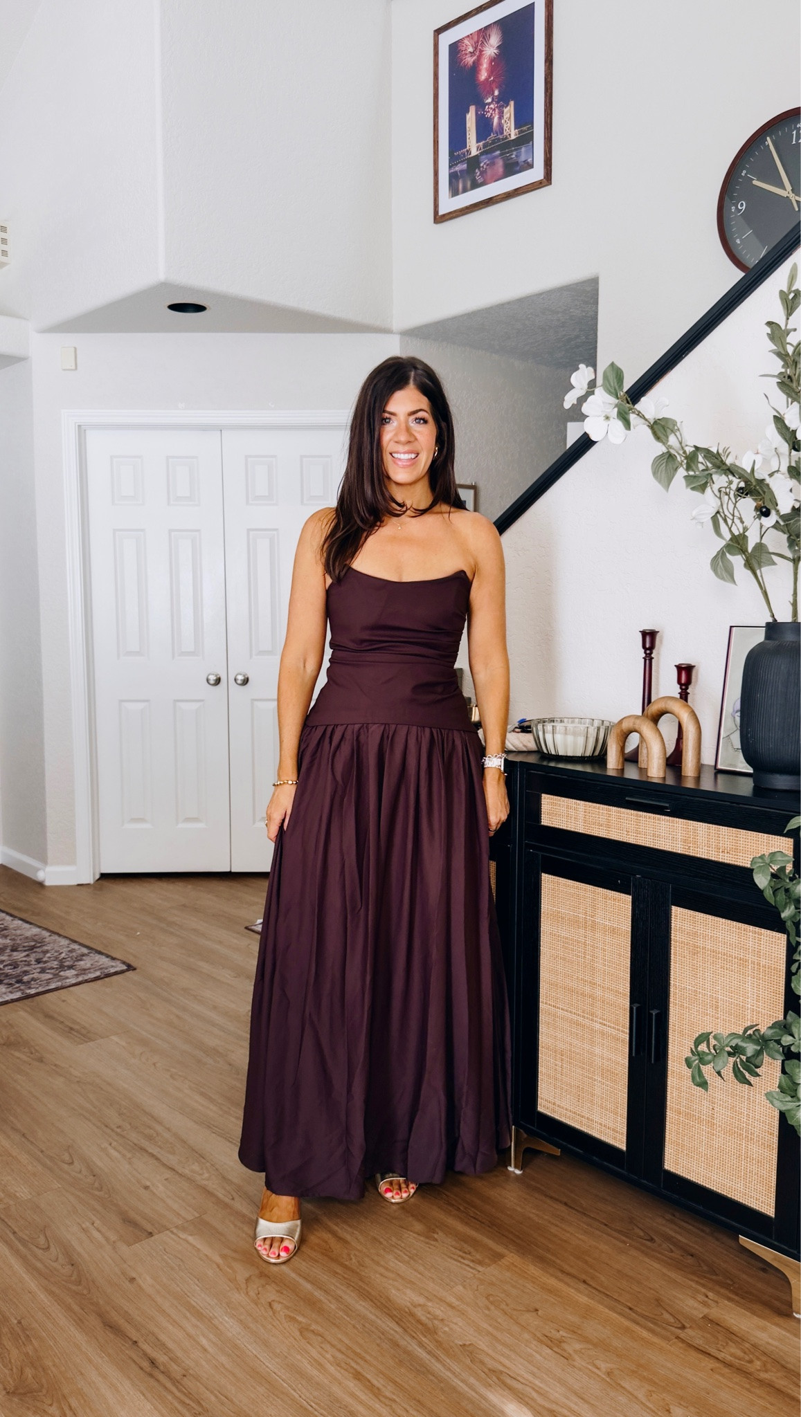 In an 8 corset dress

#LTKMidsize #LTKTall #LTKWedding