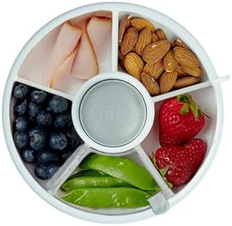 GoBe Kids Small Snack Spinner Flip Bundle with Hand Strap and Sticker Sheet - Reusable Snack Cont... | Amazon (US)