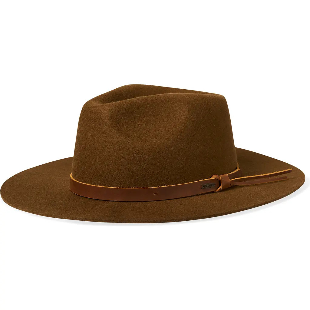 Brixton Hawkins Wool Cowboy Hat in Coffee at Nordstrom, Size X-Large | Nordstrom