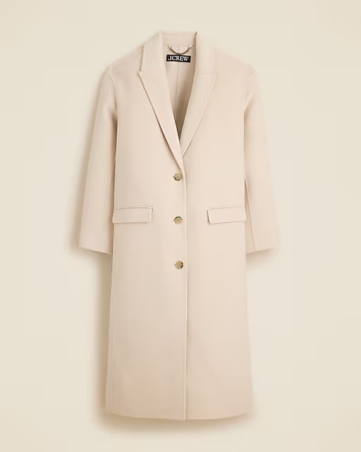 Chiara topcoat in Italian double face | J. Crew US