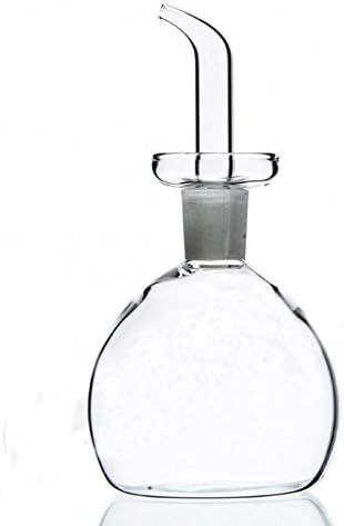 ELETON Cylindrical Olive Oil Dispenser Oil Bottle Glass with No Drip Bottle Spout - Oil Pourer Di... | Amazon (US)