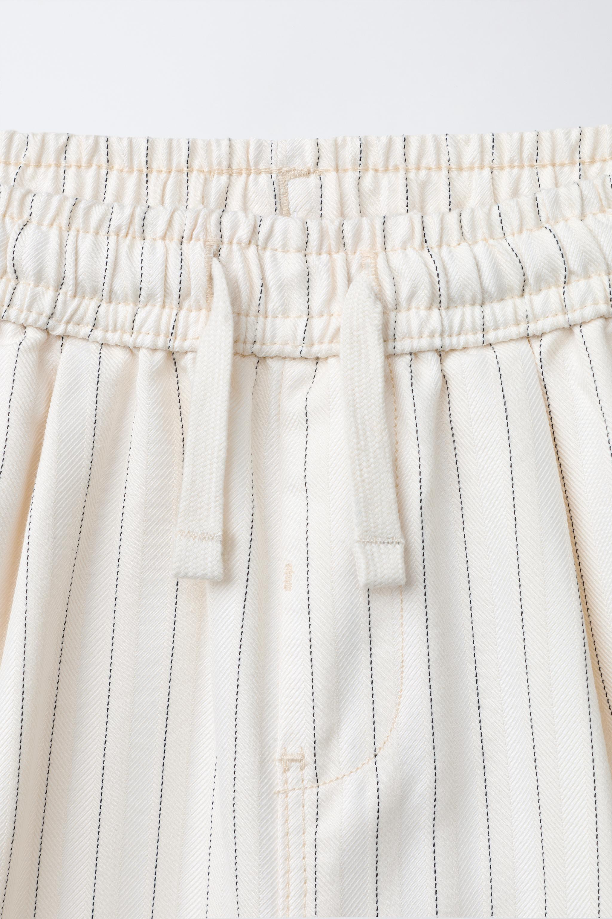 PANTALON CONFORTABLE À RAYURES | Zara US