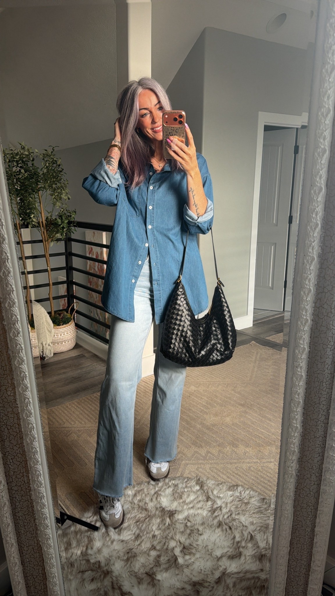 Post surgery follow up outfit, comfortable but put together! Top size L for more oversized fit. Jeans size 27 so comfy they feel like sweatpants!

#LTKOver40