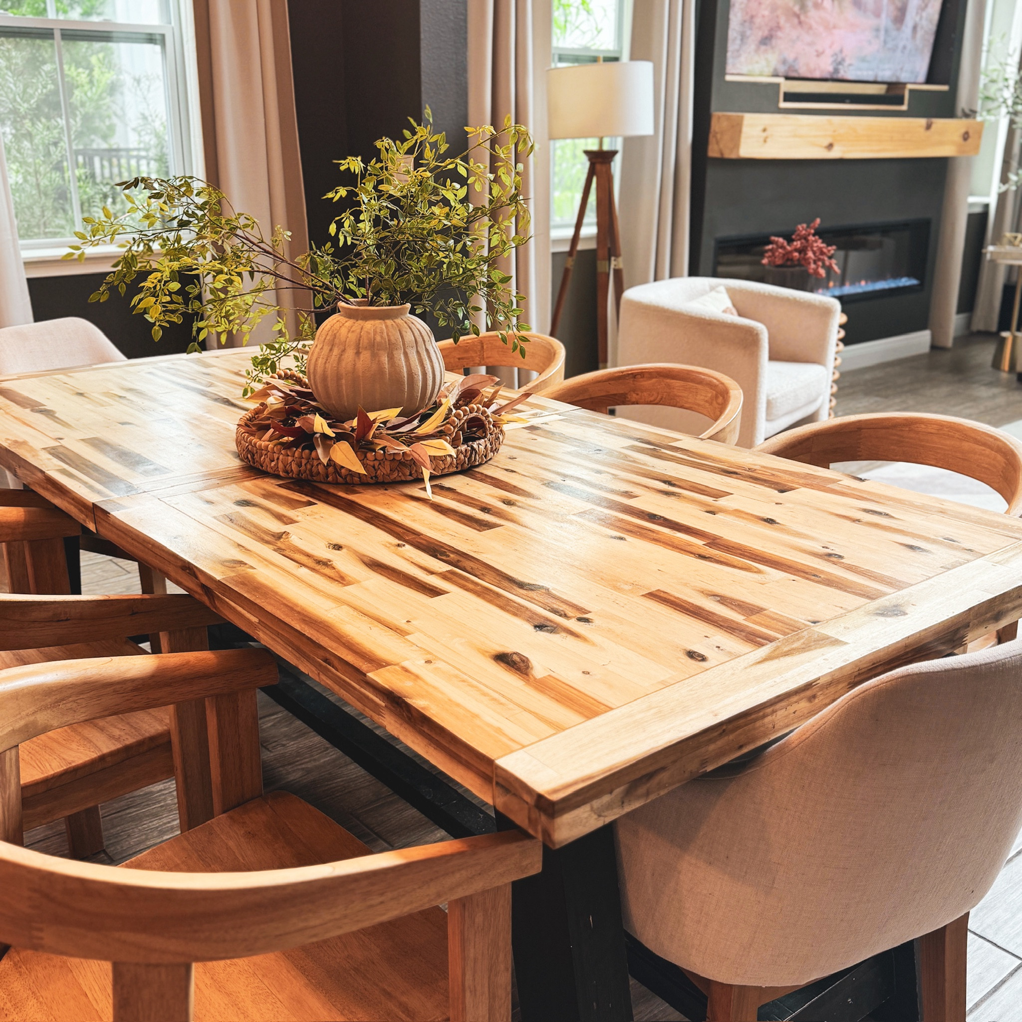 There are so many Threshold designed with Studio McGee deals from Target on sale 20% off through Saturday! These dining chairs are my favorite; we’ve loved them for two years! The tripod lamp, this vase and the highly rated Vernon barrel chair are some of the 500 sale items. You’ll definitely want to check it out while it lasts. I am also loving these faux stems from Amazon paired with this eucalyptus wreath as a fresh take on fall decor.

#LTKSaleAlert #LTKStyleTip #LTKHome