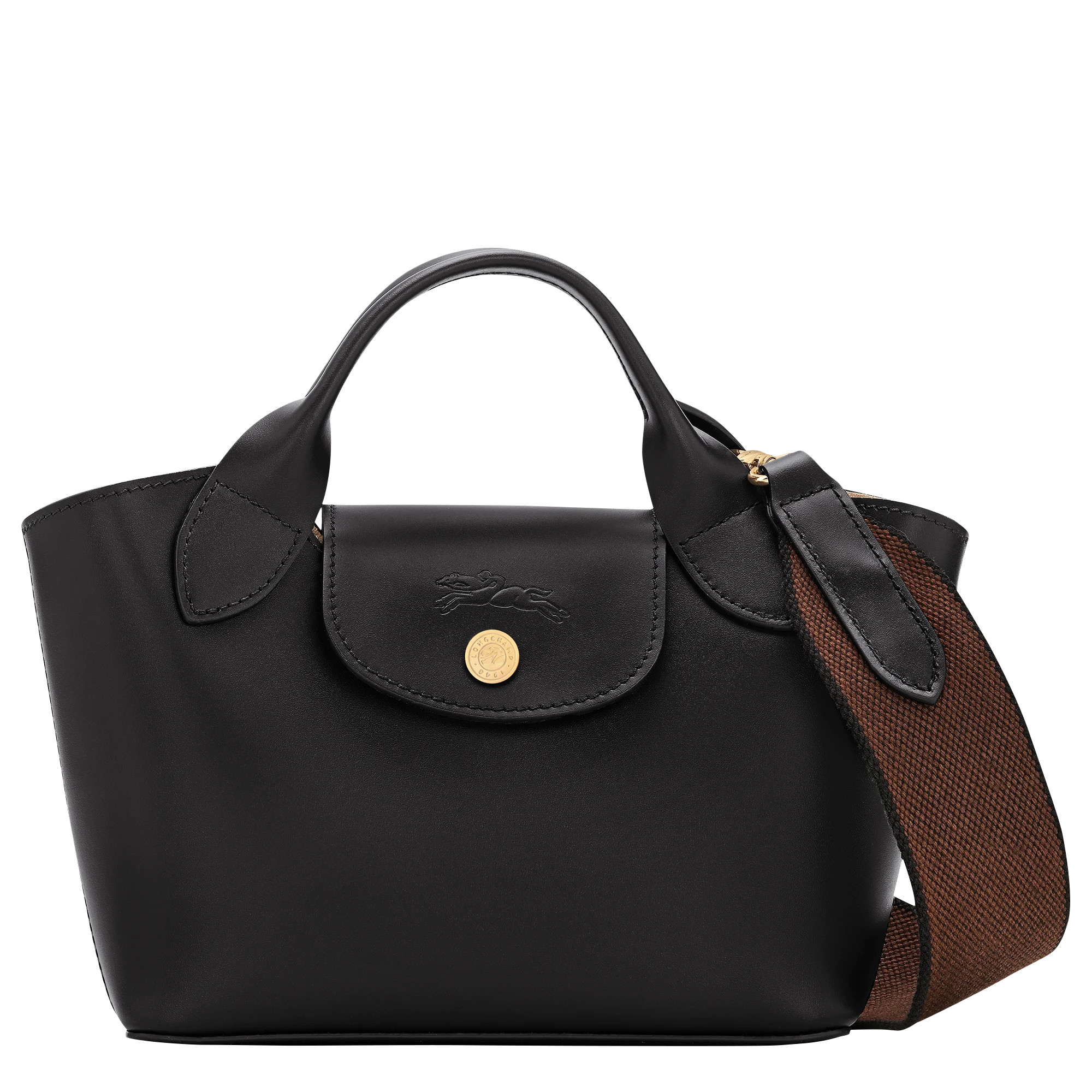 \u00c9pure XS Tote bag Black - Leather | Longchamp US | Longchamp