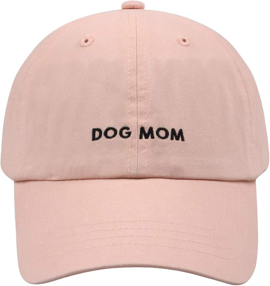 6 Panel Soft Embroidery Dog Dad Hat Dog Mom Hat Adjustable Baseball Cap Dog Lover Gifts for Men/W... | Amazon (US)