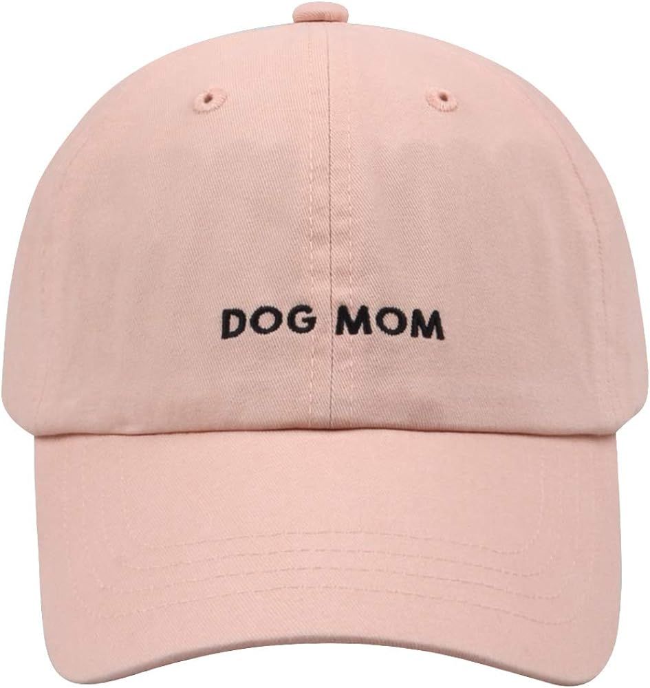 6 Panel Soft Embroidery Dog Dad Hat Dog Mom Hat Adjustable Baseball Cap Dog Lover Gifts for Men/W... | Amazon (US)