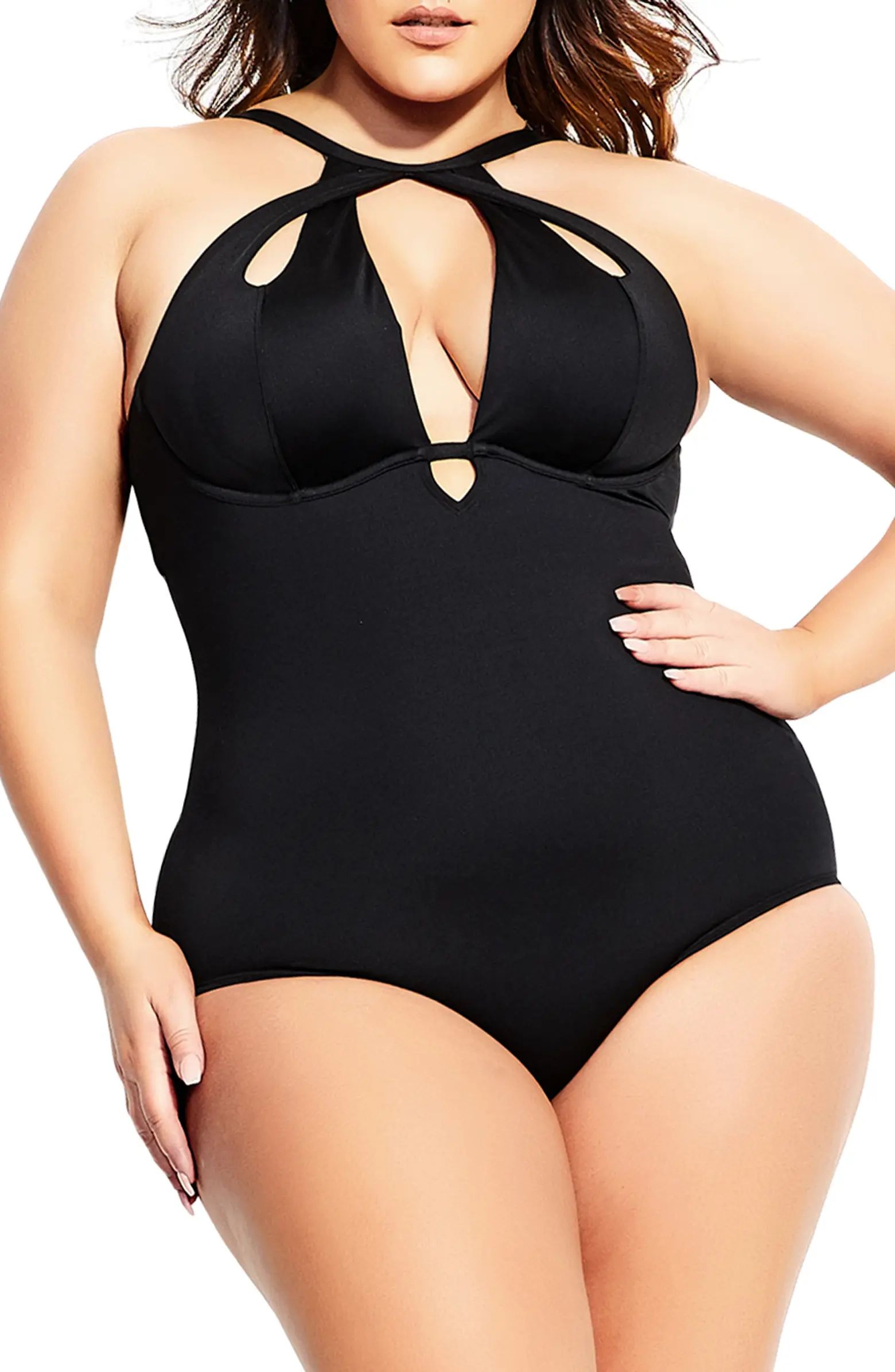 City Chic Cancun One-Piece Underwire Swimsuit | Nordstrom | Nordstrom