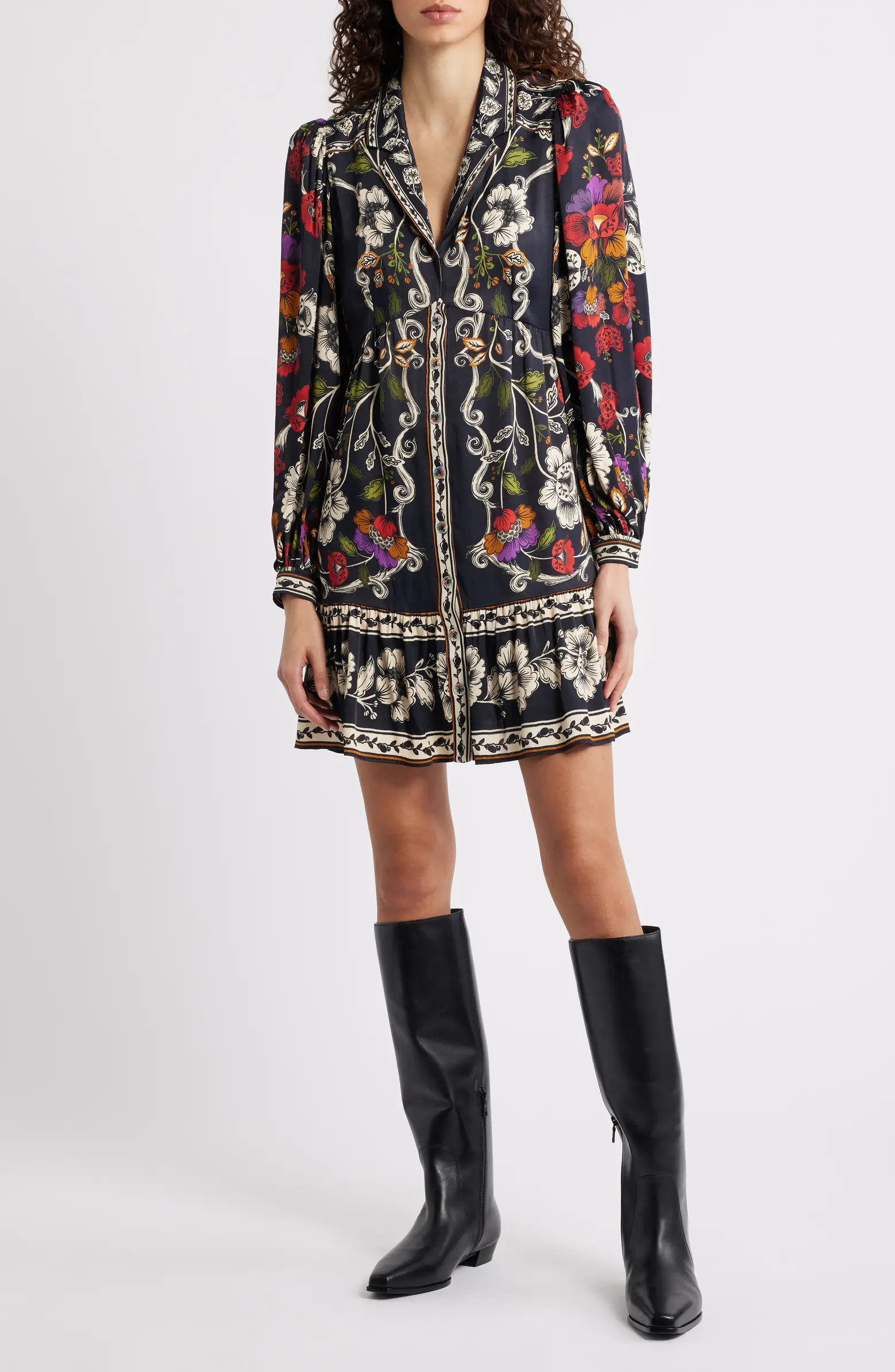 FARM Rio Roccoco Floral Minidress | Nordstrom | Nordstrom