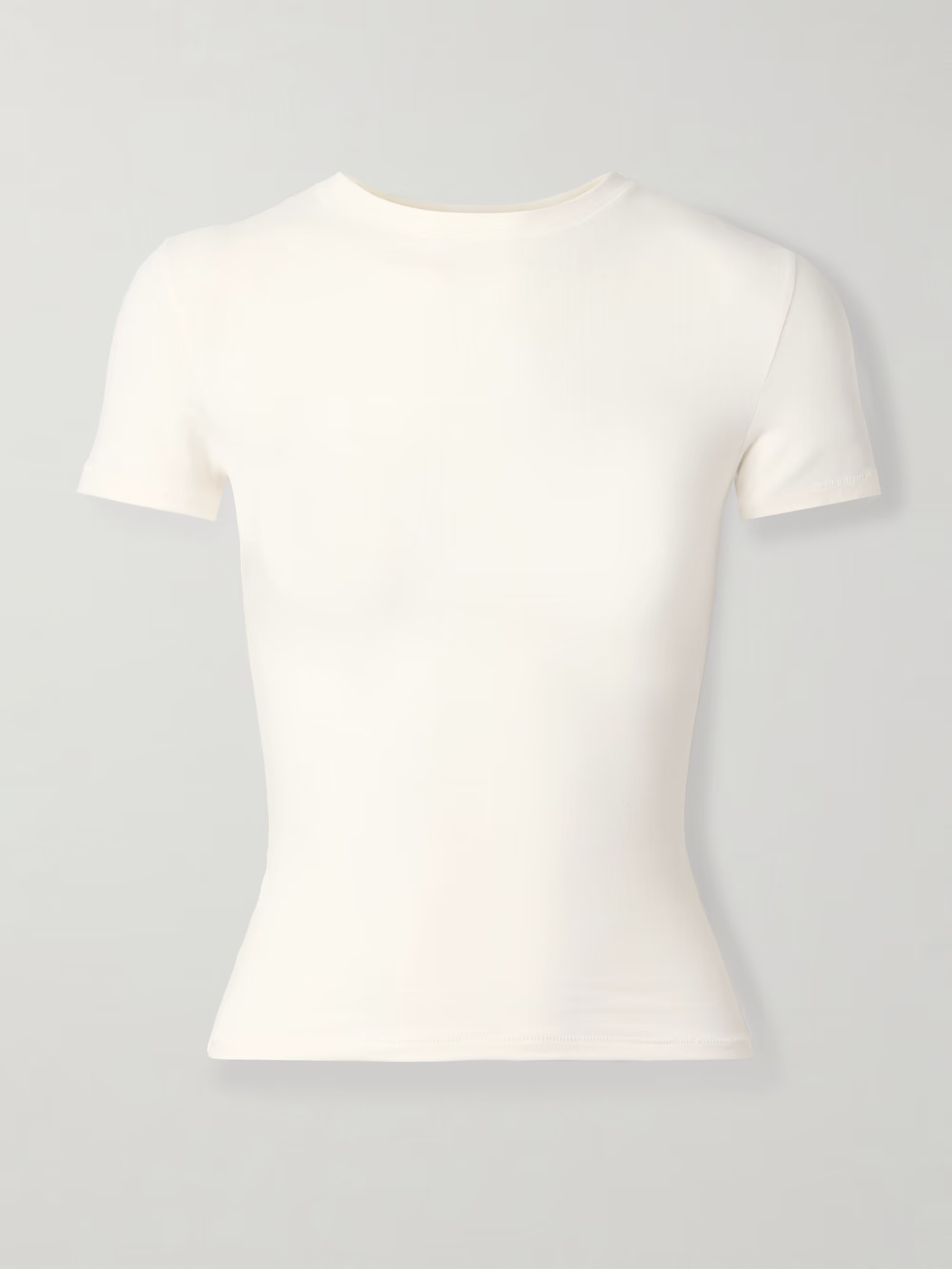 Stretch-cotton jersey T-shirt - Marble | NET-A-PORTER (UK & EU)