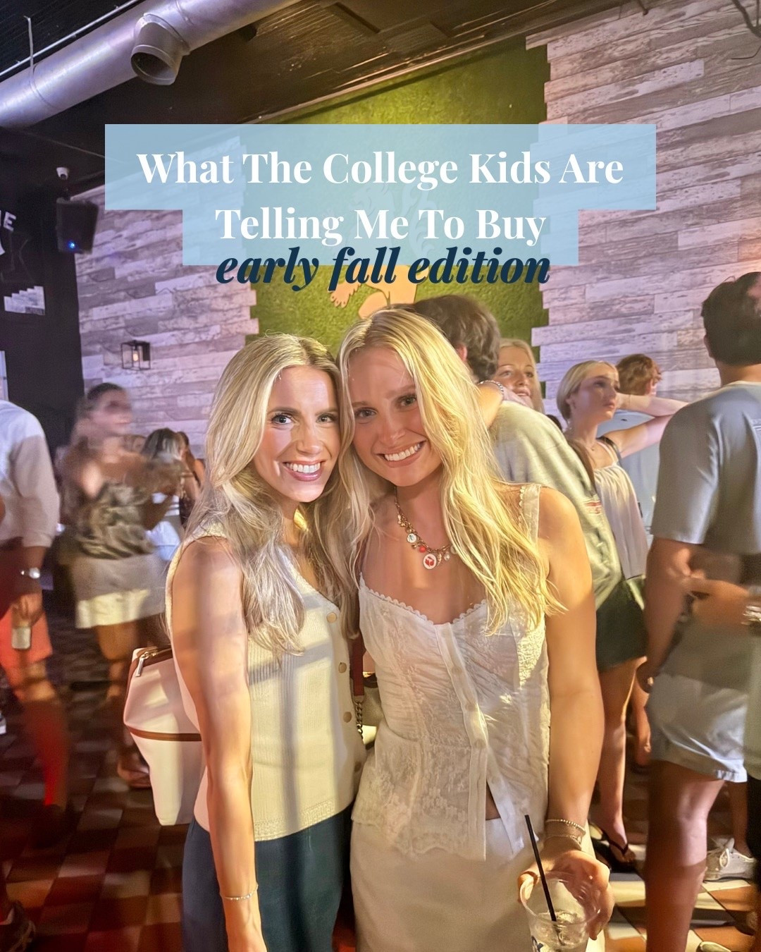 The best part about living in a college town is all of my babysitters who tell me what’s on trend 🤣here’s what Gen Z is saying is cool, millennial approved!

#LTKSeasonal #LTKootd #LTKselfcare