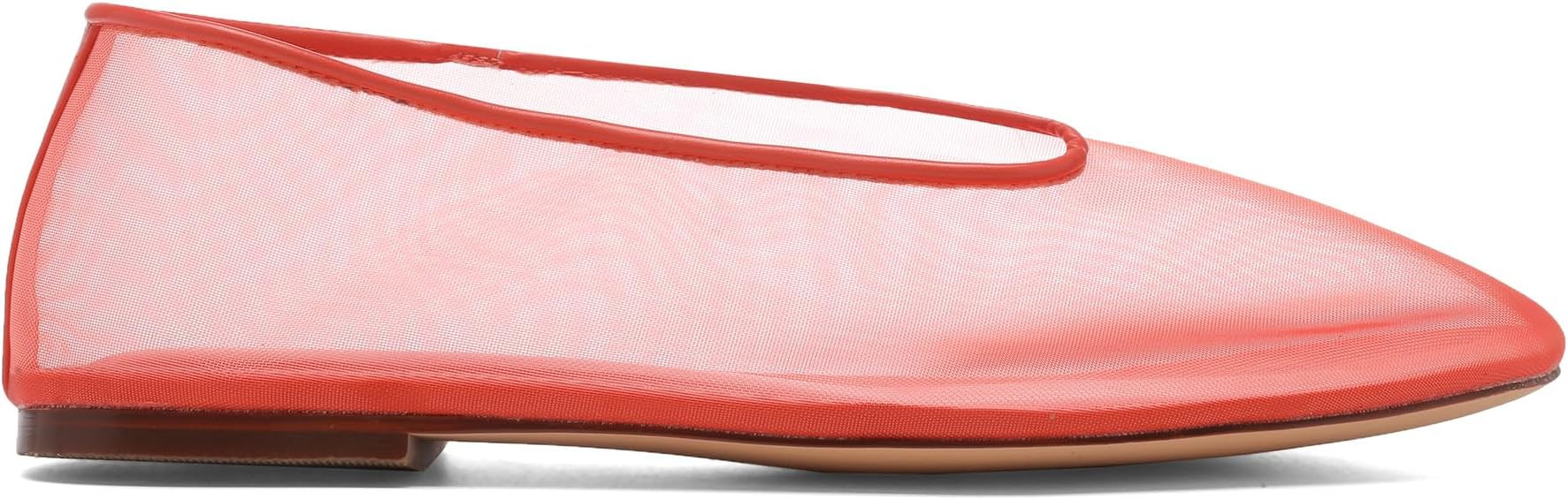 Mesh Ballet Flats for Women Round Toe Slip On Ballerina Mary Jane Shoes Tulle Comfortable Casual ... | Amazon (US)