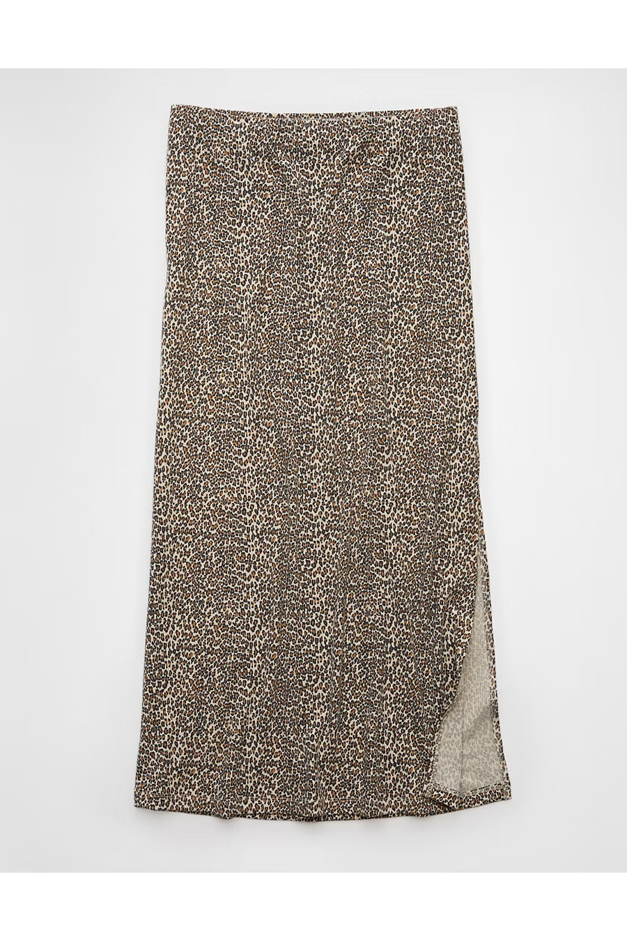 AE High-Waisted Leopard Column Maxi Skirt Women's Multi XXL | American Eagle Outfitters (US & CA)