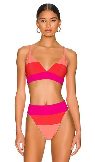 Riza Top in Magenta Coral | Revolve Clothing (Global)