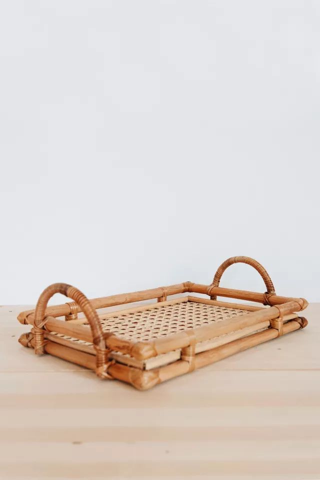 Connected Goods Rattan Tray | Urban Outfitters (US and RoW)