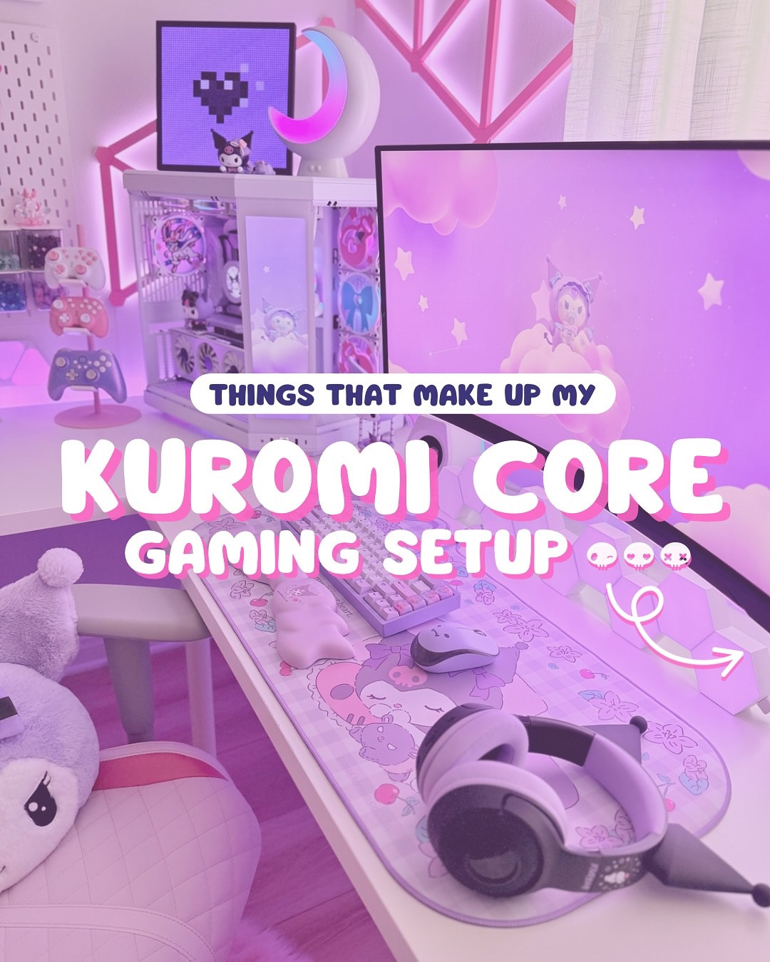 Shop my KUROMI CORE gaming setup! 🌸💜 Which Kuromi items are you eyeing for your desk? 👀✨

If you didn’t already know, this pastel purple and pink combo is definitely one of my most favorite ways to decorate my setup! I always love including my cute Kuromi figures and cushion from MINISO, and I’m still obsessed my Kuromi gaming headset from Razer early drop this year~ 😍

Would you like to see more breakdowns like this for my themed setups? What kind of theme should I do next? 🎀

I linked many of the items featured below, along with similar products + alternatives for anything that is no longer available! ✨

💗💕💗💕💗💕💗

Kuromi, Sanrio, Kuromi gaming setup, purple gaming setup, pink gaming setup, pc gaming, kawaii gaming setup, desk ideas, gaming room ideas, shop my setup, gaming peripherals, cute room decor, pastel decor

#LTKFindsUnder50 #LTKFindsUnder100 #LTKHome