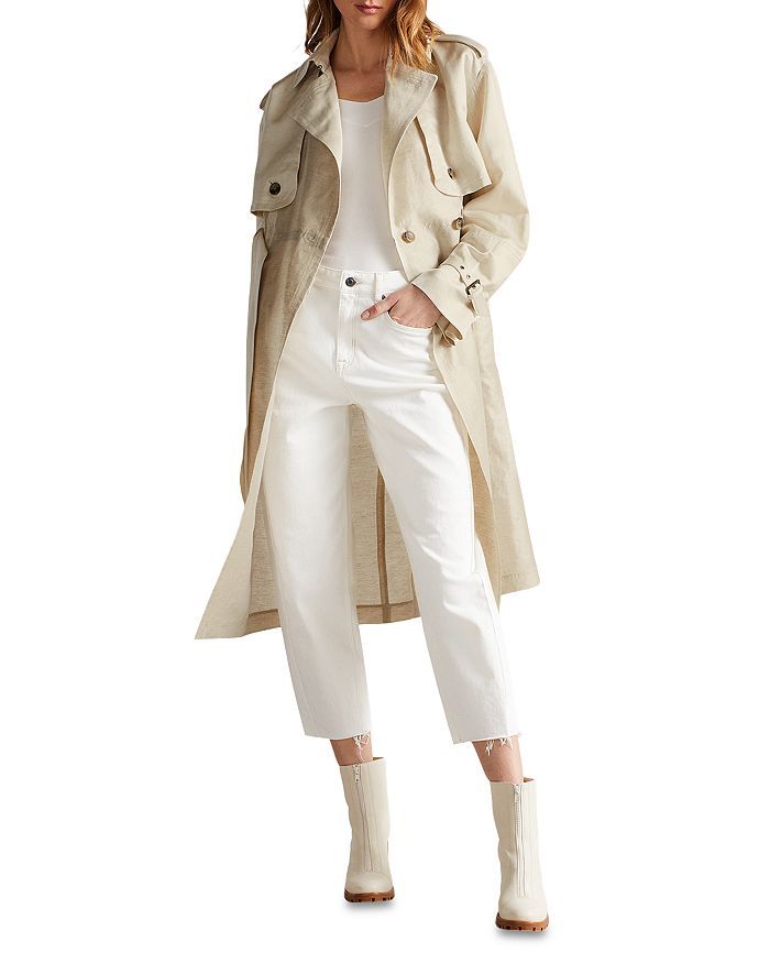 Ted Baker Saila Linen Blend Trench Coat Women - Bloomingdale's | Bloomingdale's (US)