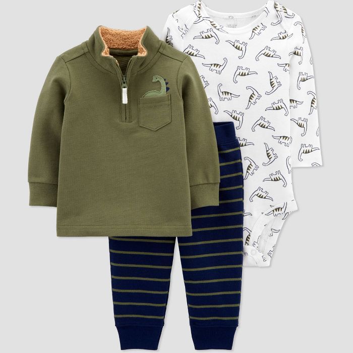 Baby Boys' Dino Top & Bottom Set - Just One You® made by carter's Green | Target