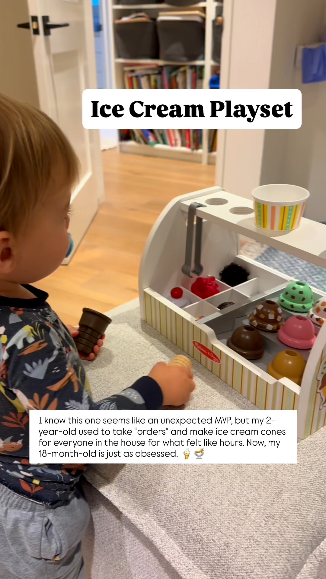 The Melissa and Doug Ice Cream Counter has been a favorite in our house from age 2 and up and it still gets pulled out daily. Perfect for pretend play, fine motor skills, and independent play.

If you are shopping for 2 year old toys that actually last, this one grows with them into the preschool years. No batteries, super sturdy, and great for sibling play too.

Linked here for anyone looking for a toddler gift that gets real use 🤍

2 year old toys
toys for 2 year olds
best toys for toddlers
Melissa and Doug toys
pretend play toys
toddler birthday gift
educational toys for toddlers
Montessori style toys
gifts for 2 year old boys
gifts for 2 year old girls
toddler toy
Toddler gift ideaas


#LTKmomlife #LTKHoliday #LTKKids