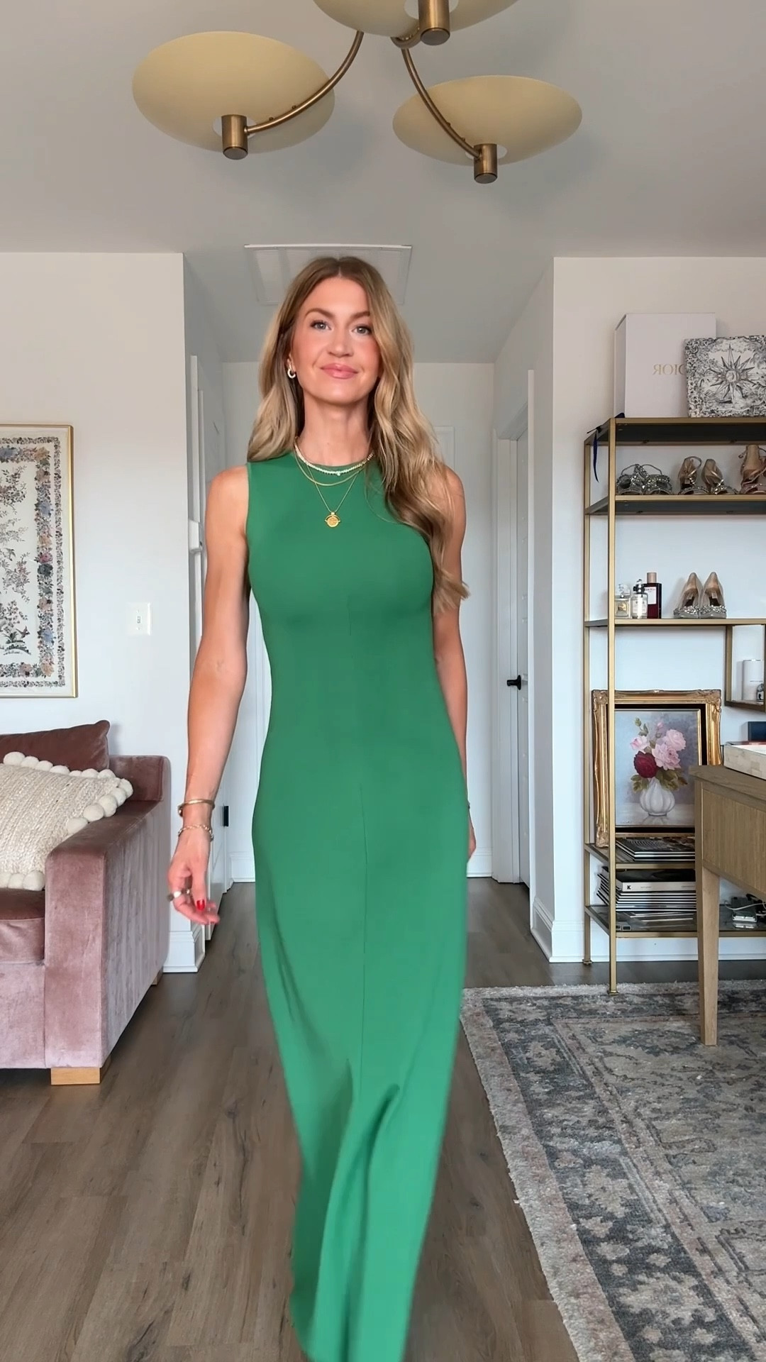 I love this dress for spring SO much. The perfect shade of Kelly green. Cut so well, a line at the bottom, high quality fabric. 
Runs TTS, wearing a S  

#LTKgrwm #LTKootd #LTKSeasonal