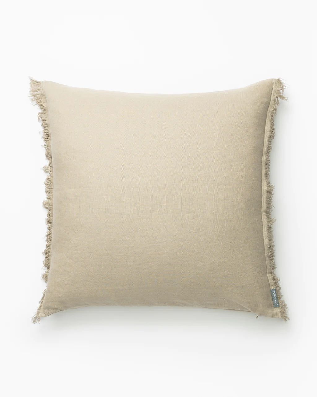 Hazelton Mushroom Fringed Pillow Cover | McGee & Co.