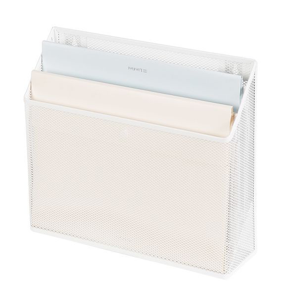 Mesh Hanging File Sorter with Keyholes White - Made By Design™ | Target