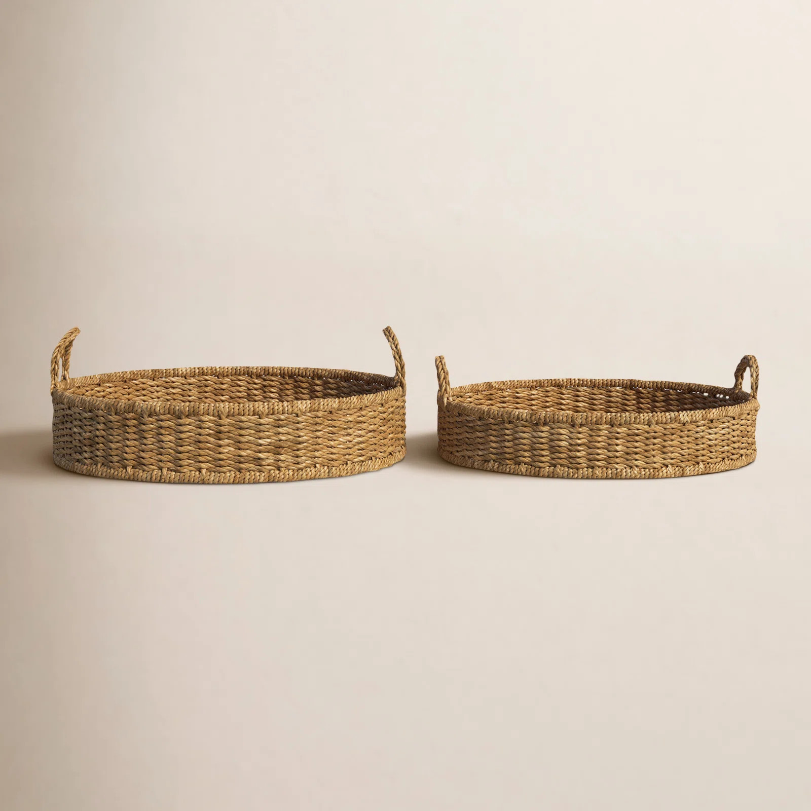 Melati Seagrass Tray - Set of 2 | Wayfair North America