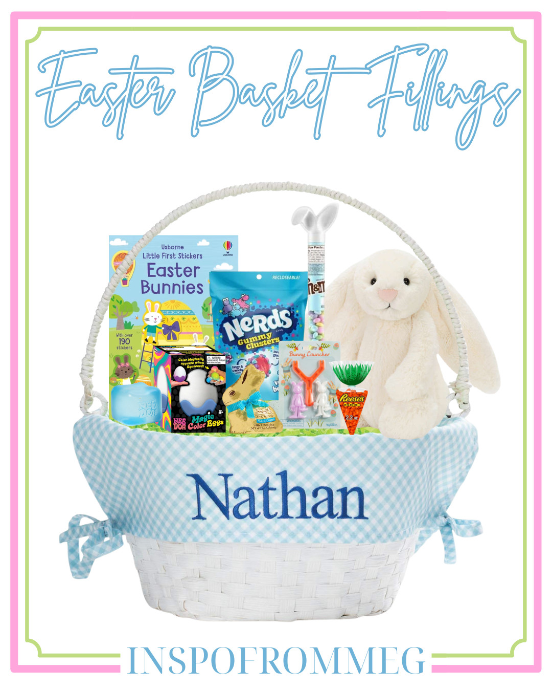 easter basket ideas, kids easter basket, tween easter basket, colorful easter basket, pastel easter decor, spring basket ideas, non candy easter basket, candy and toy mix, creative easter gifts, bunny themed basket, peeps easter, sour patch kids, pringles snack, jumbo chalk set, watercolor kit for kids, arts and crafts easter, outdoor play gifts, plush bunny, rainbow bunny plush, easter basket fillers, target easter finds, amazon easter finds, walmart easter finds, LTK easter, spring gifting ideas, curated easter basket, preppy kids style, southern mama aesthetic, aesthetic easter, holiday gift guide, seasonal styling, mom blogger finds, fun kids gifts, classic easter ideas, pastel plaid basket, bunny decor, thoughtful easter basket 

#LTKSeasonal #LTKmomlife #LTKBaby
