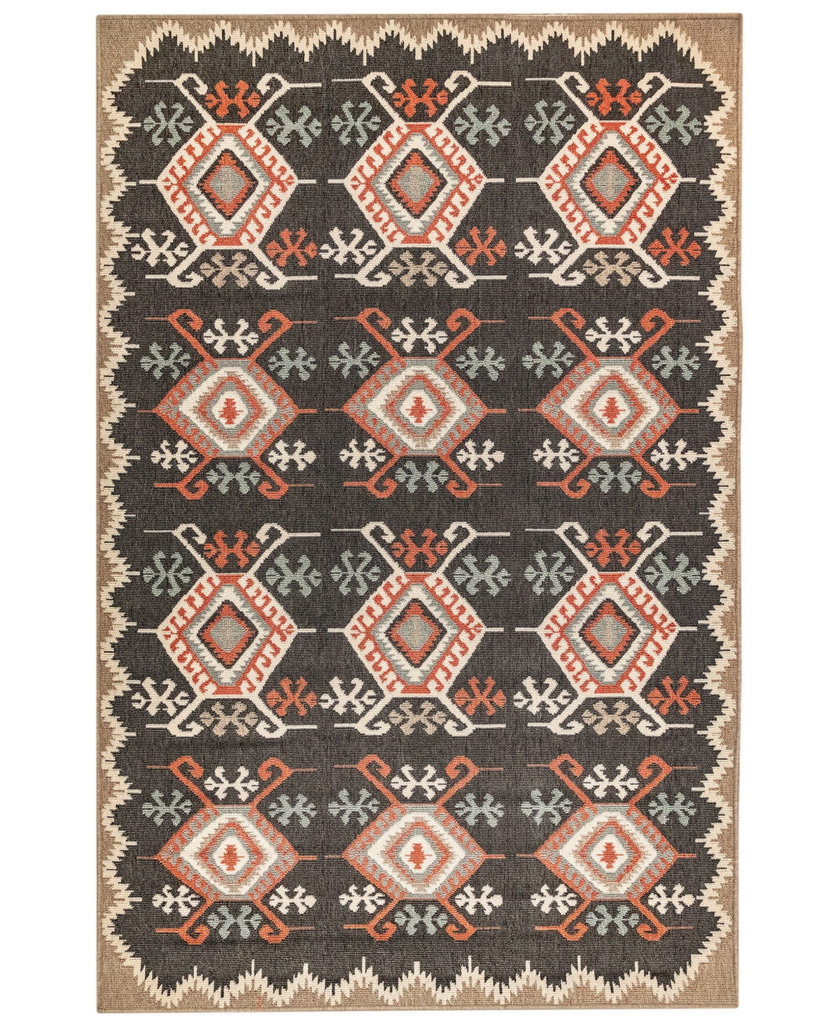 Liora Manne' Riviera 7645 Kilim 7'10" Indoor/Outdoor Square Area Rug | Macys (US)
