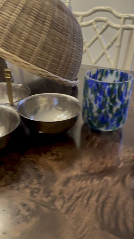 H&M home finds, bamboo cover, swirled glasses, dip bowls 

#LTKVideo #LTKfindsunder50 #LTKhome