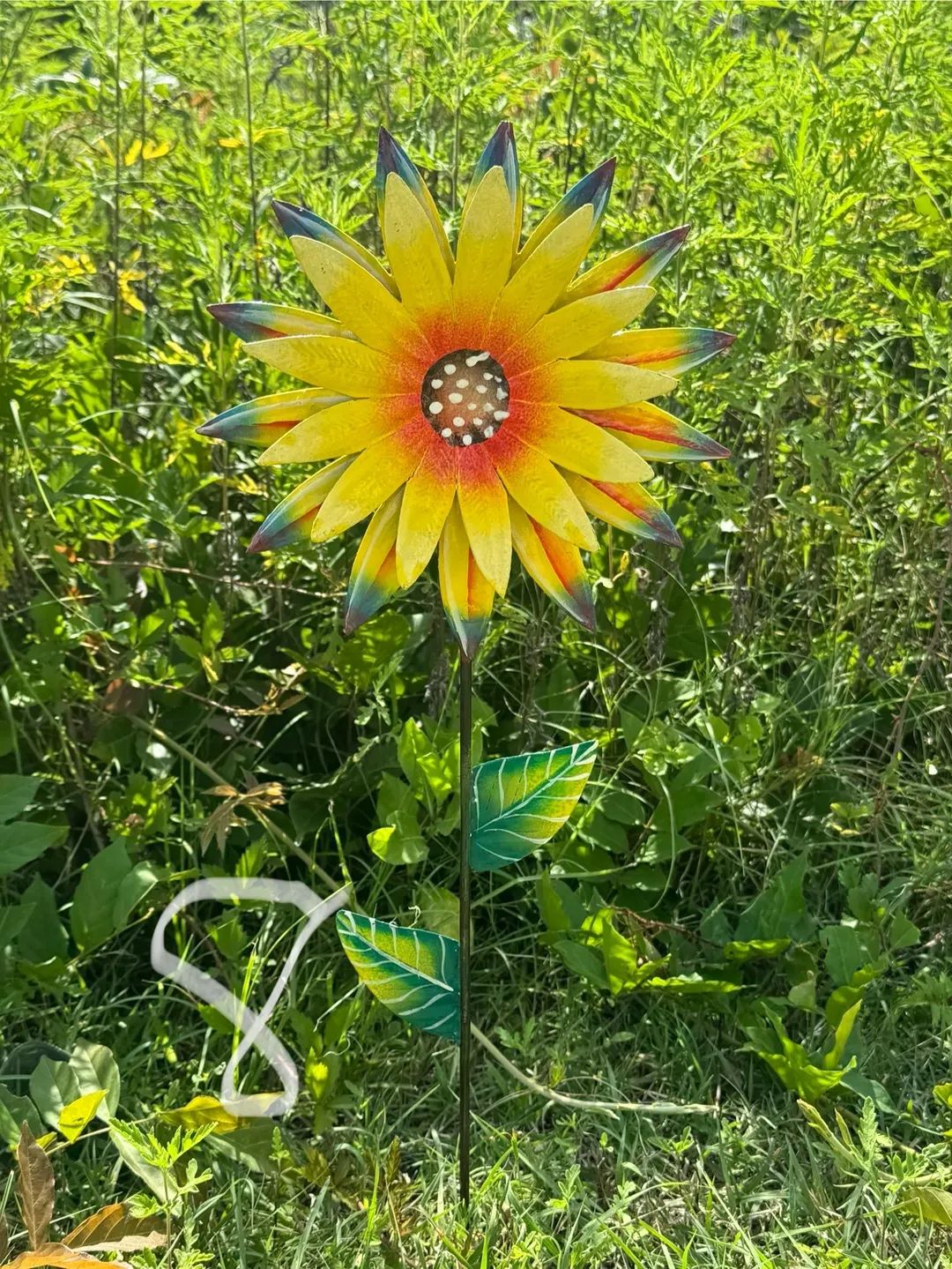 Sunflower Cardinal Yard / Garden Stakes and Indoor Outdoor Handmade in Haiti Fair Trade - Etsy | Etsy (US)