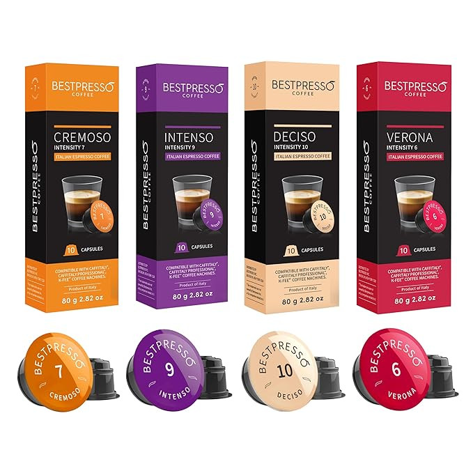 Bestpresso Coffee capsules compatible with Starbucks Verismo, Caffitaly, CBTL, K-fee systems 80 P... | Amazon (US)