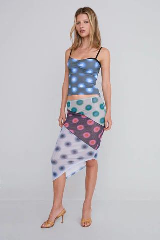 VERO SKIRT - POLKA DOT PATCHWORK | Miaou