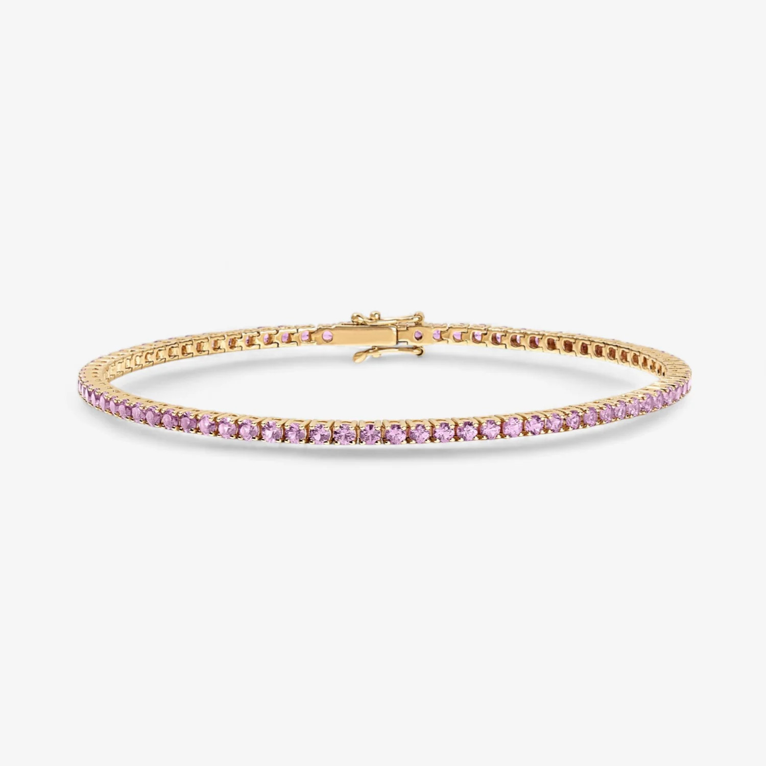 Signature Pink Sapphire Tennis Bracelet | Stephanie Gottlieb Fine Jewelry
