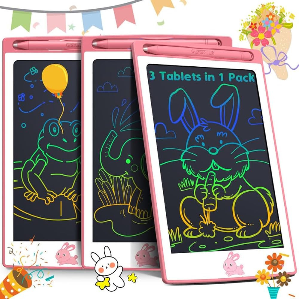 BAVEEL 3 Pcs in 1 Pack LCD Writing Tablets for Kids, Toddler Toys Gifts for Age 2 3 4 5 6 Girls B... | Amazon (US)