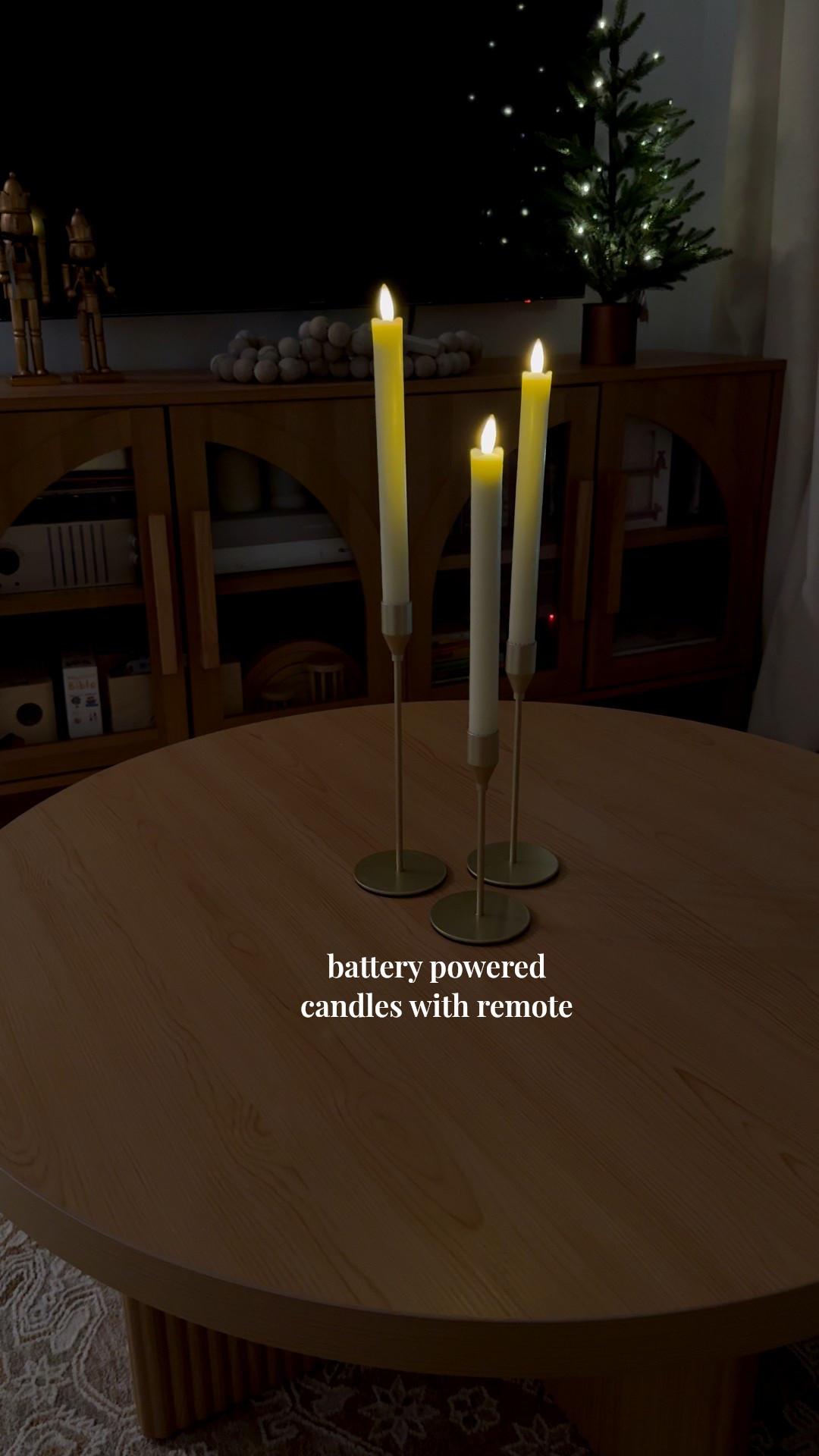 Battery powered candles 

#LTKHoliday