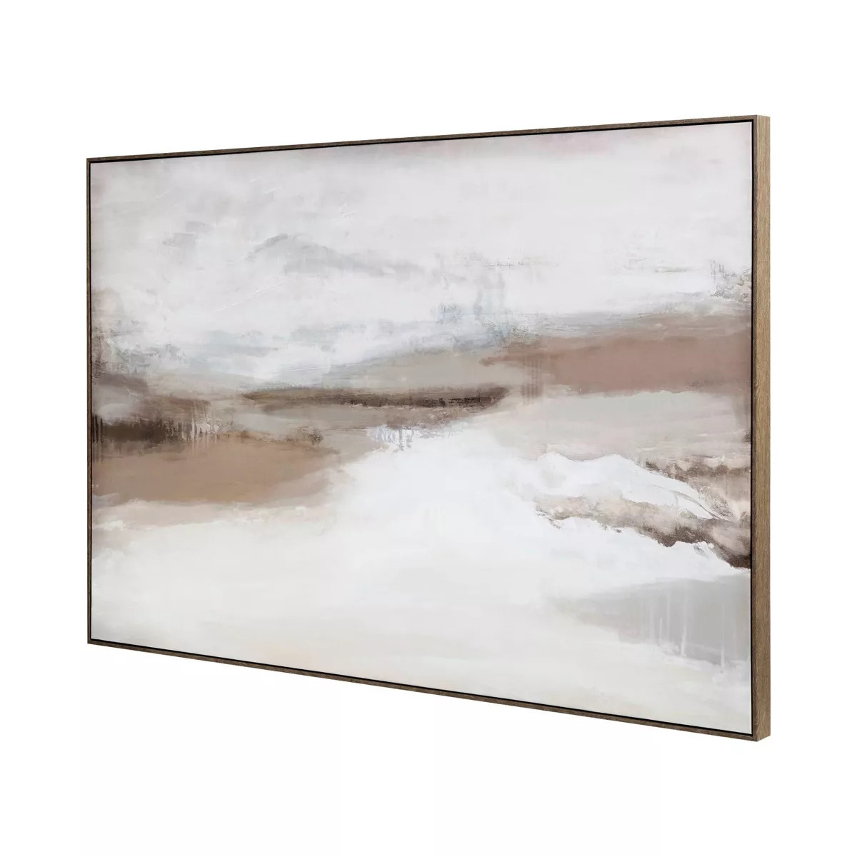 58" x 38" Abstract Horizon Framed Wall Canvas - Threshold™ designed with Studio McGee | Target