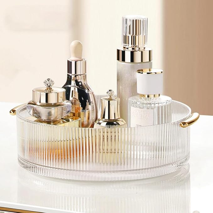 ACGrade Makeup Organizer, Makeup Organizer for Vanity, 360° Rotating Cosmetic Organizer, Large C... | Amazon (US)