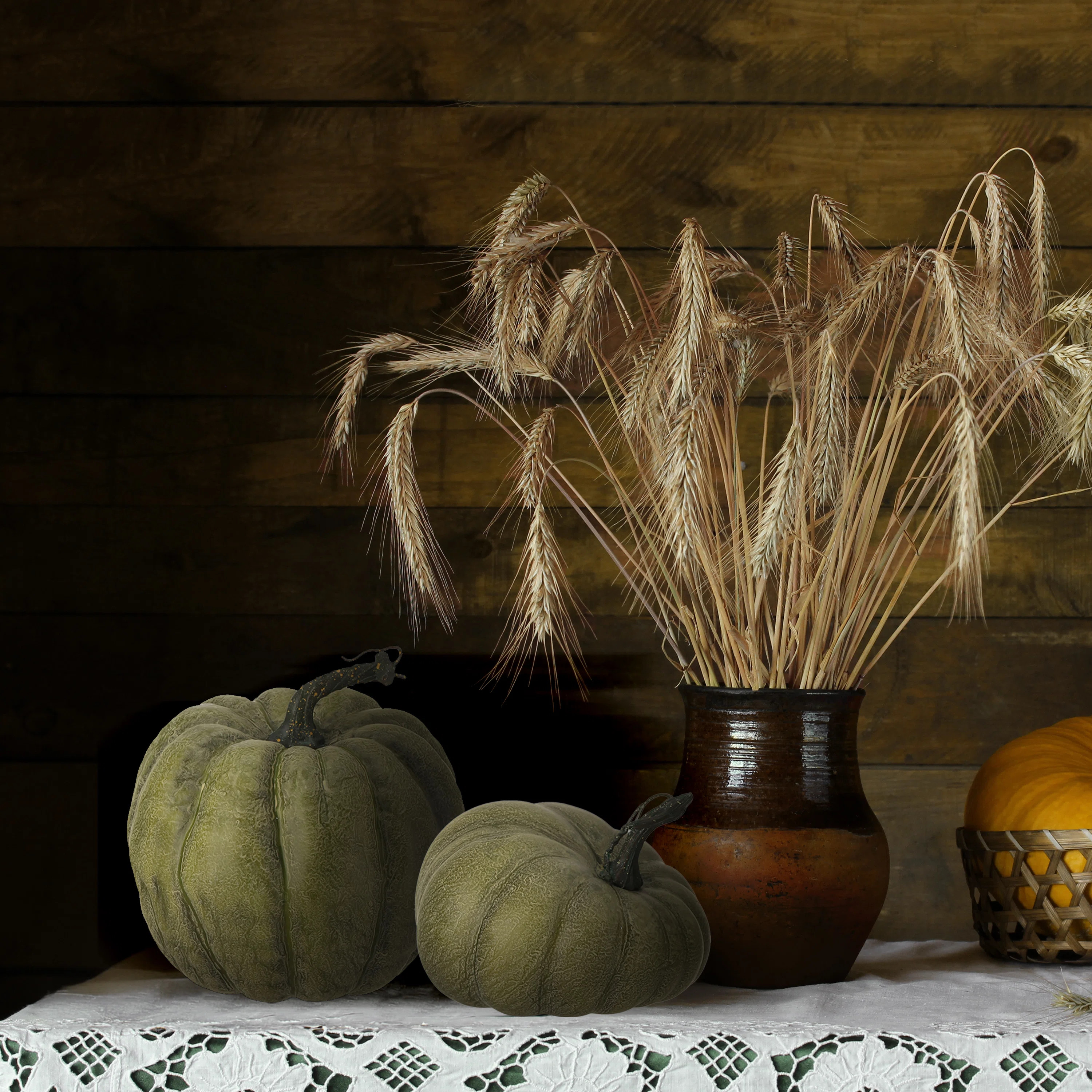 The Holiday Aisle® 6.5-7" Soft Touch Weathered Pumpkin | Wayfair | Wayfair North America