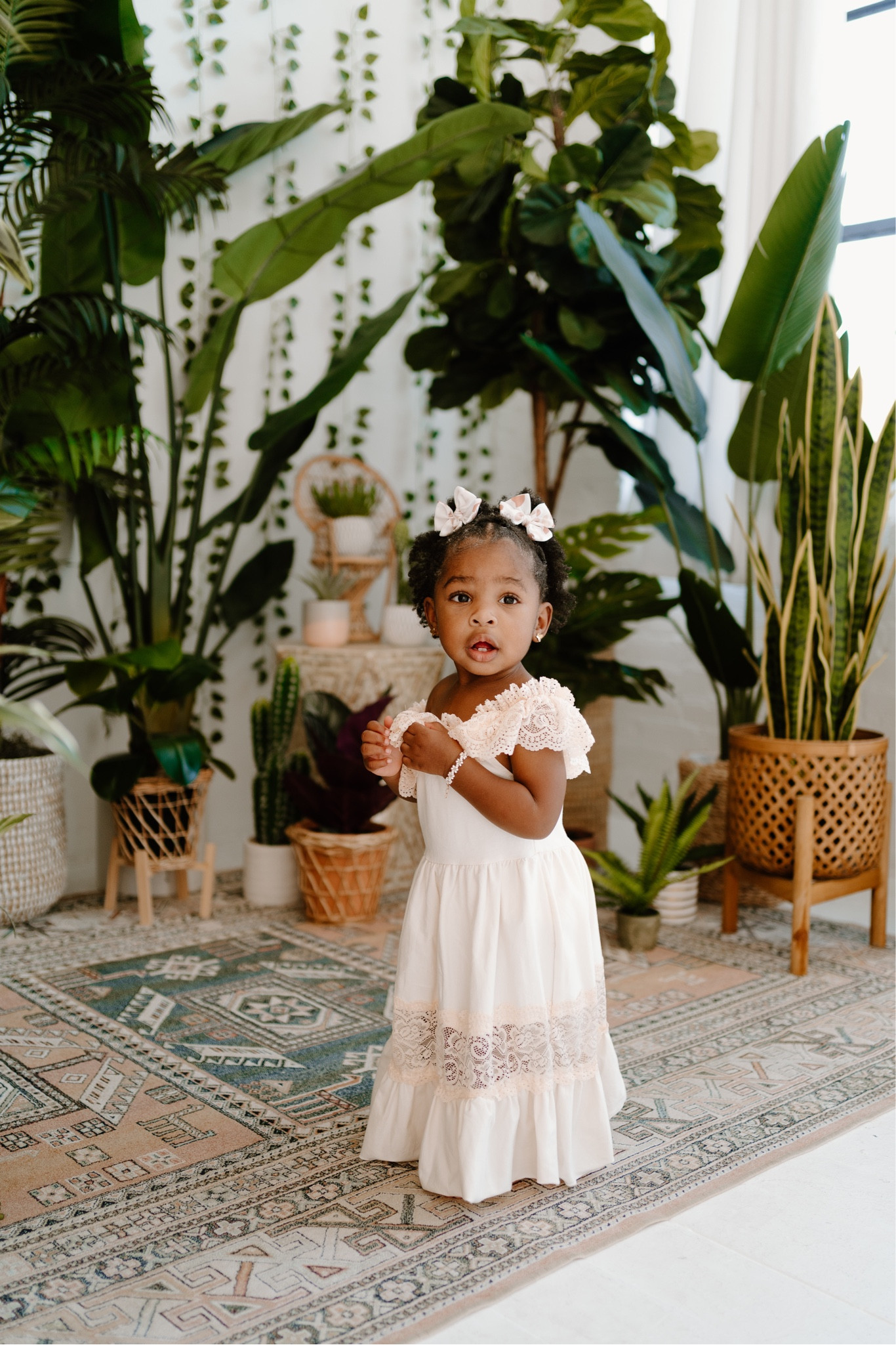 toddler dress fall photos Brooke Fall Floral Dress main image 0