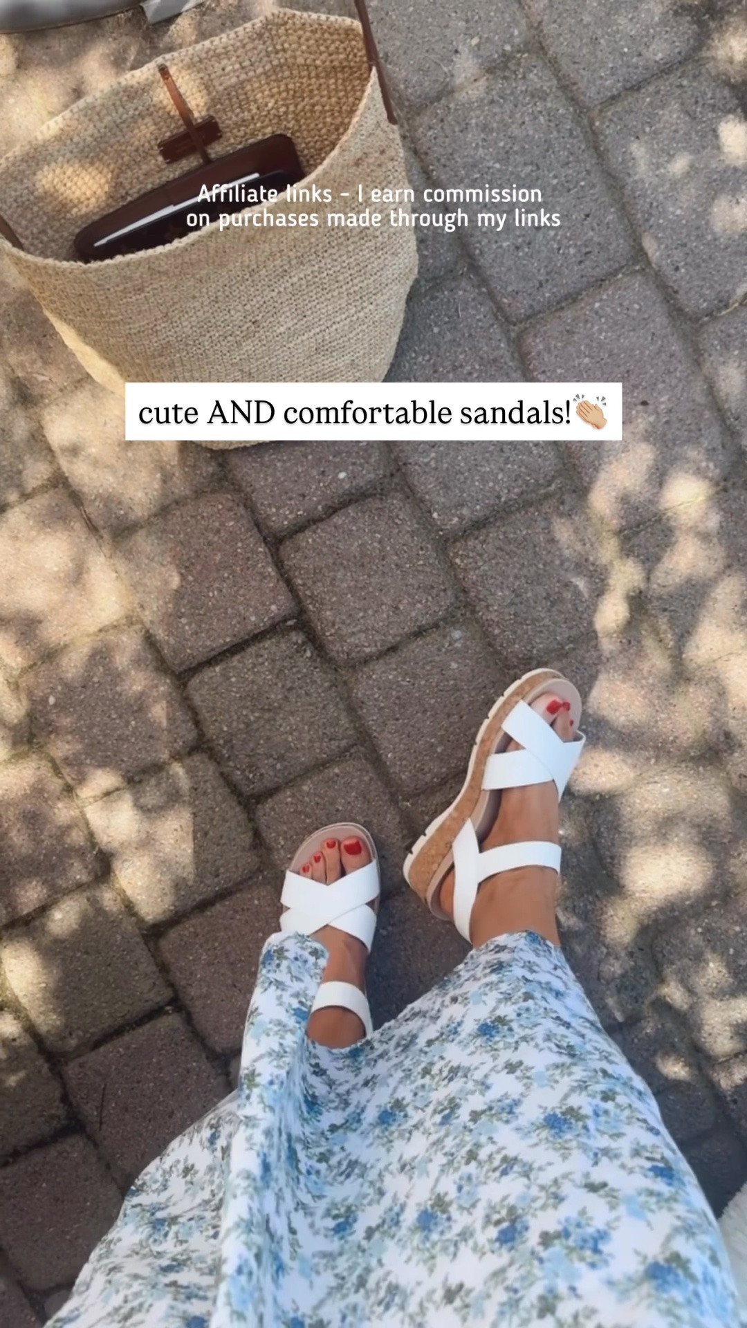 Affiliate links - I earn commission on purchases made through my links | comfortable sandals for walking and travel