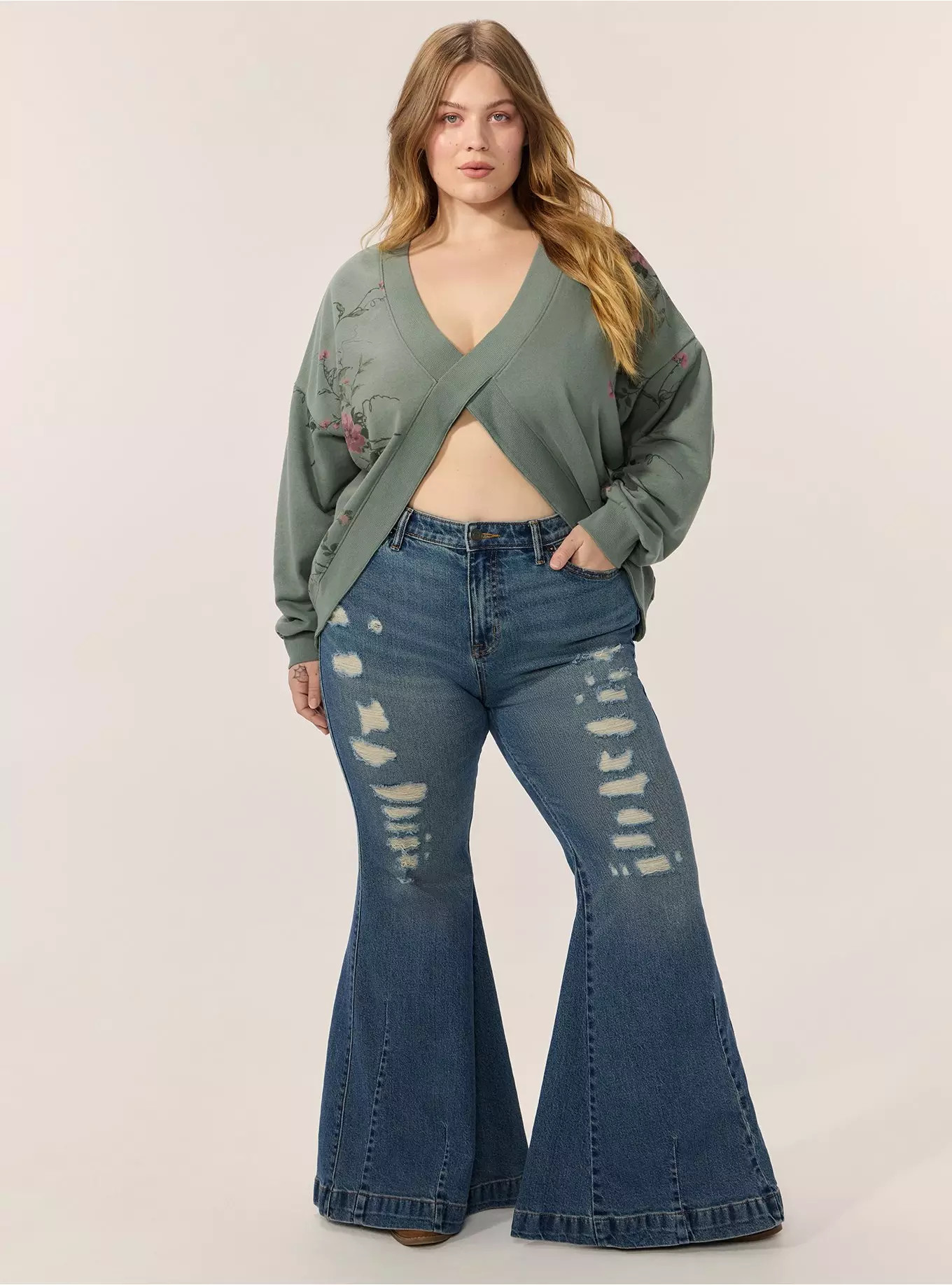 Festi Sky High Super Flare Jean | Torrid (US & Canada)