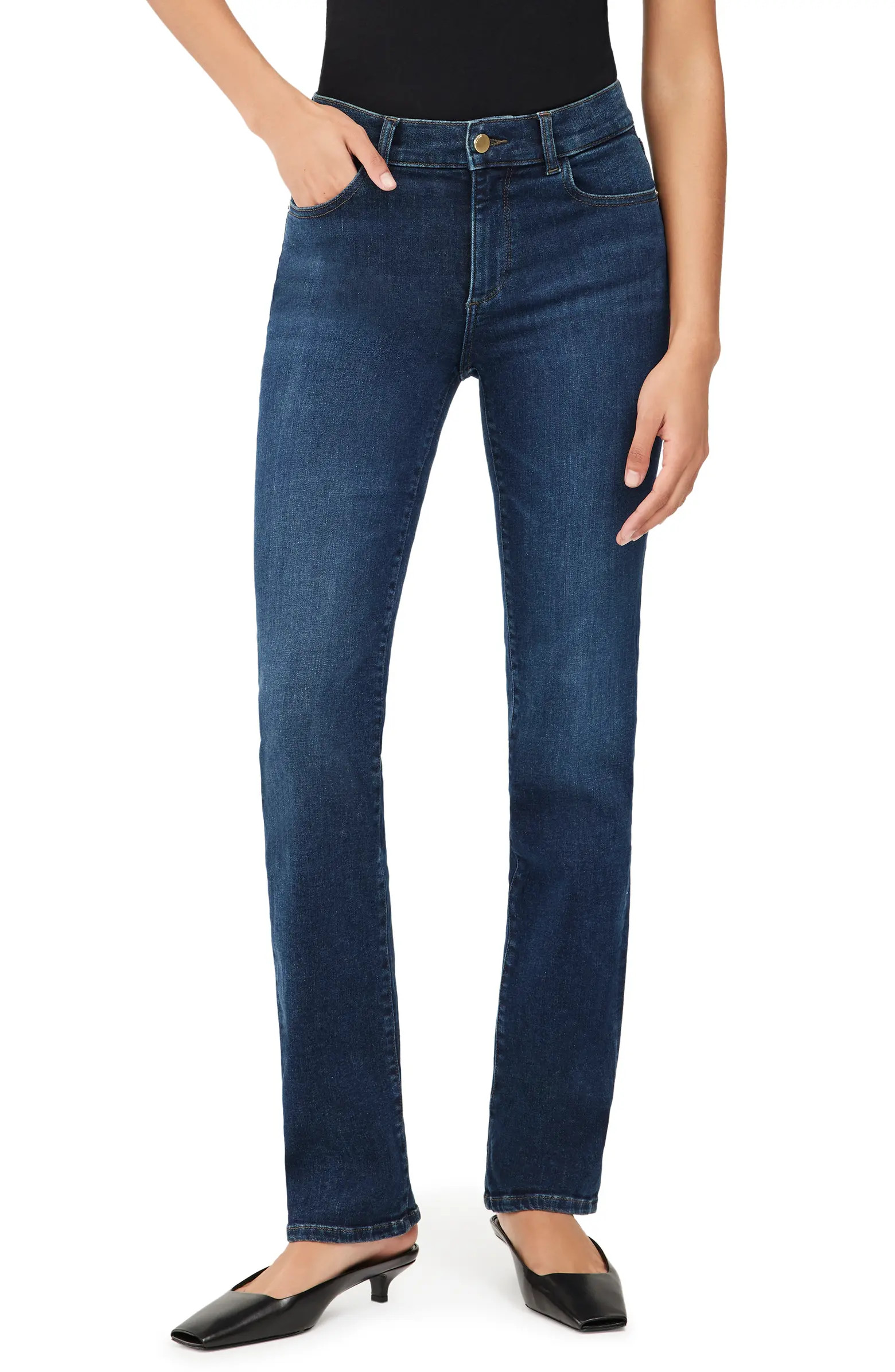 Mara Instasculpt Mid Rise Straight Leg Jeans | Nordstrom Rack