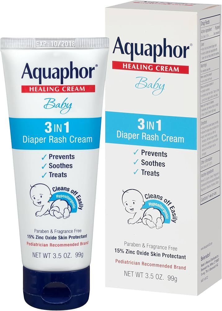 Aquaphor Diaper Rsh Crm H Size 3.5z Aquaphor Diaper Rash Cream Healing 3.5z | Amazon (US)