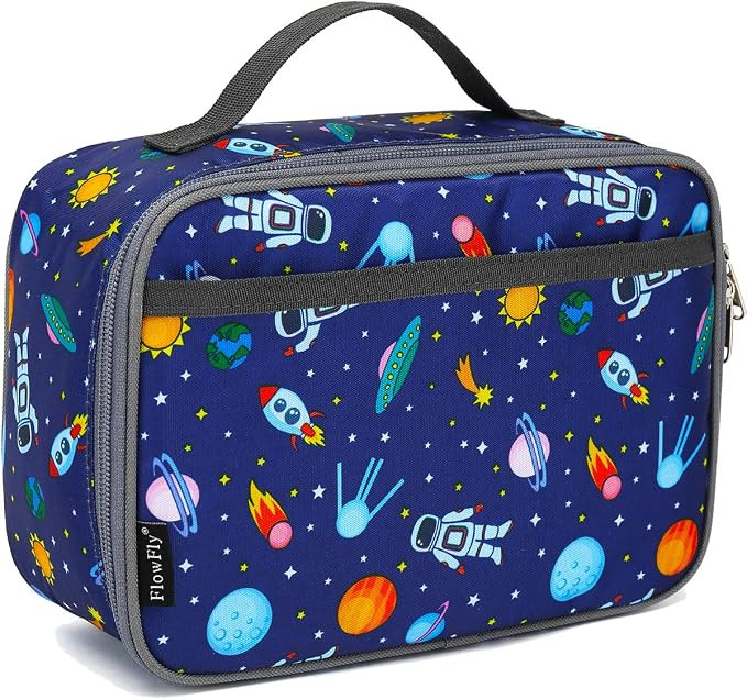 FlowFly Kids Lunch box Insulated Soft Bag Mini Cooler Back to School Thermal Meal Tote Kit for Gi... | Amazon (US)