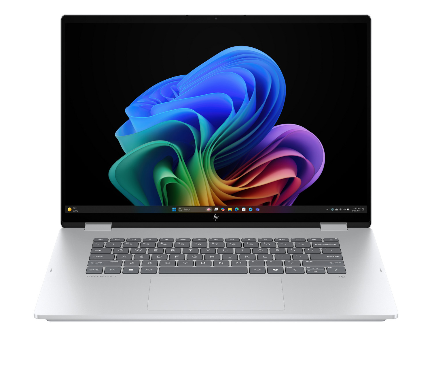 HP - OmniBook 7 Laptop Computer 16" 3K Touch Screen Intel Core Ultra 7 16 GB - Glacier silver aluminum | Best Buy U.S.